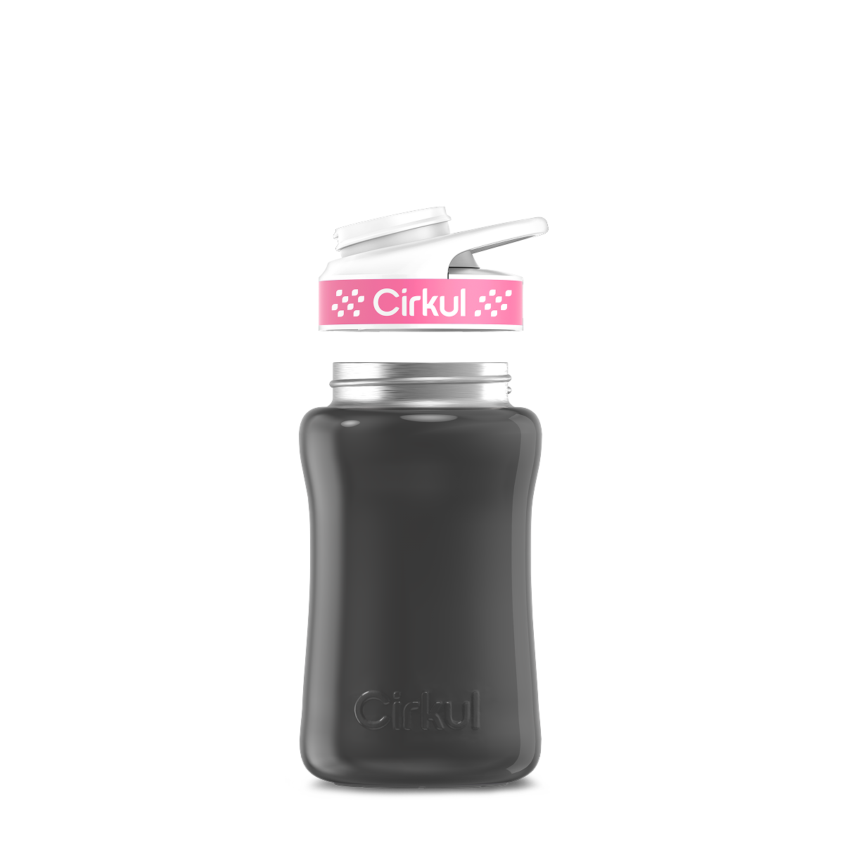 12oz. Stainless Steel Bottle & Comfort Grip Lid - Premium Carry