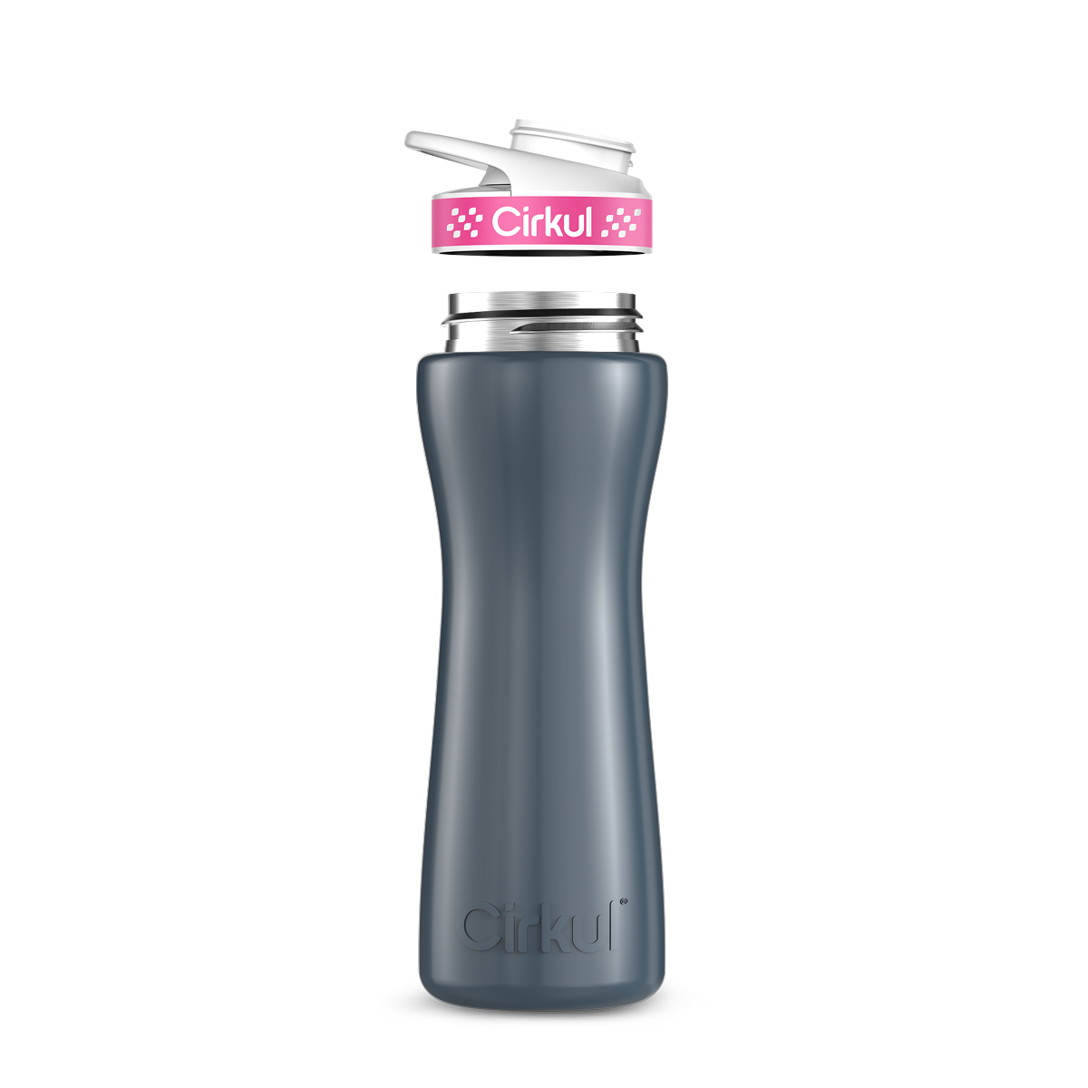 22oz. Stainless Steel Bottle & Comfort Grip Lid - Modern Carry