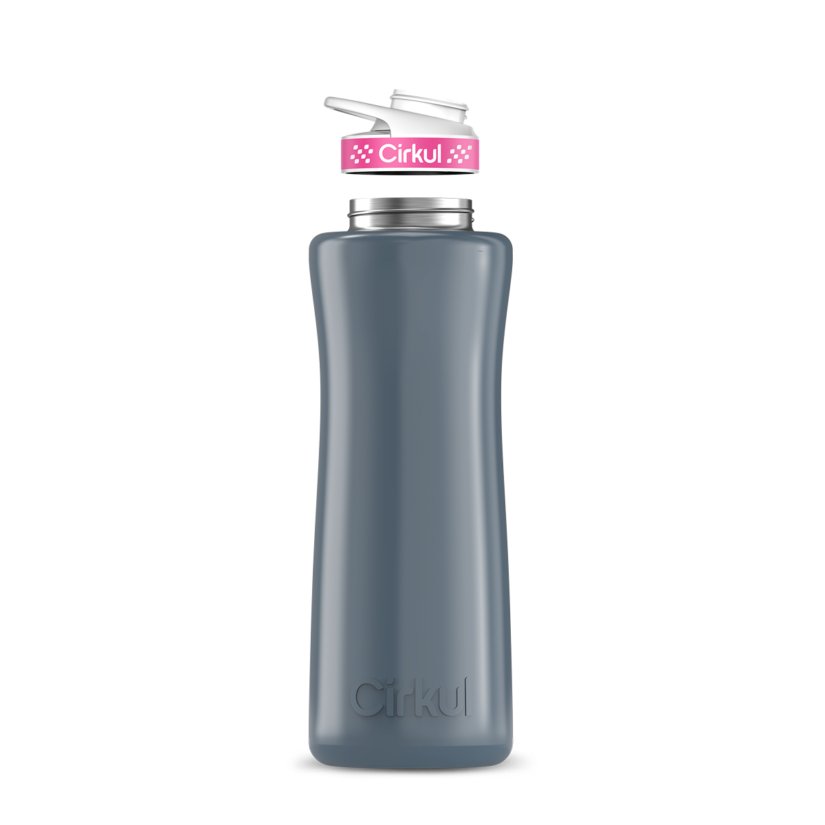 42oz. Stainless Steel Bottle & Comfort Grip Lid - Travel Bottle