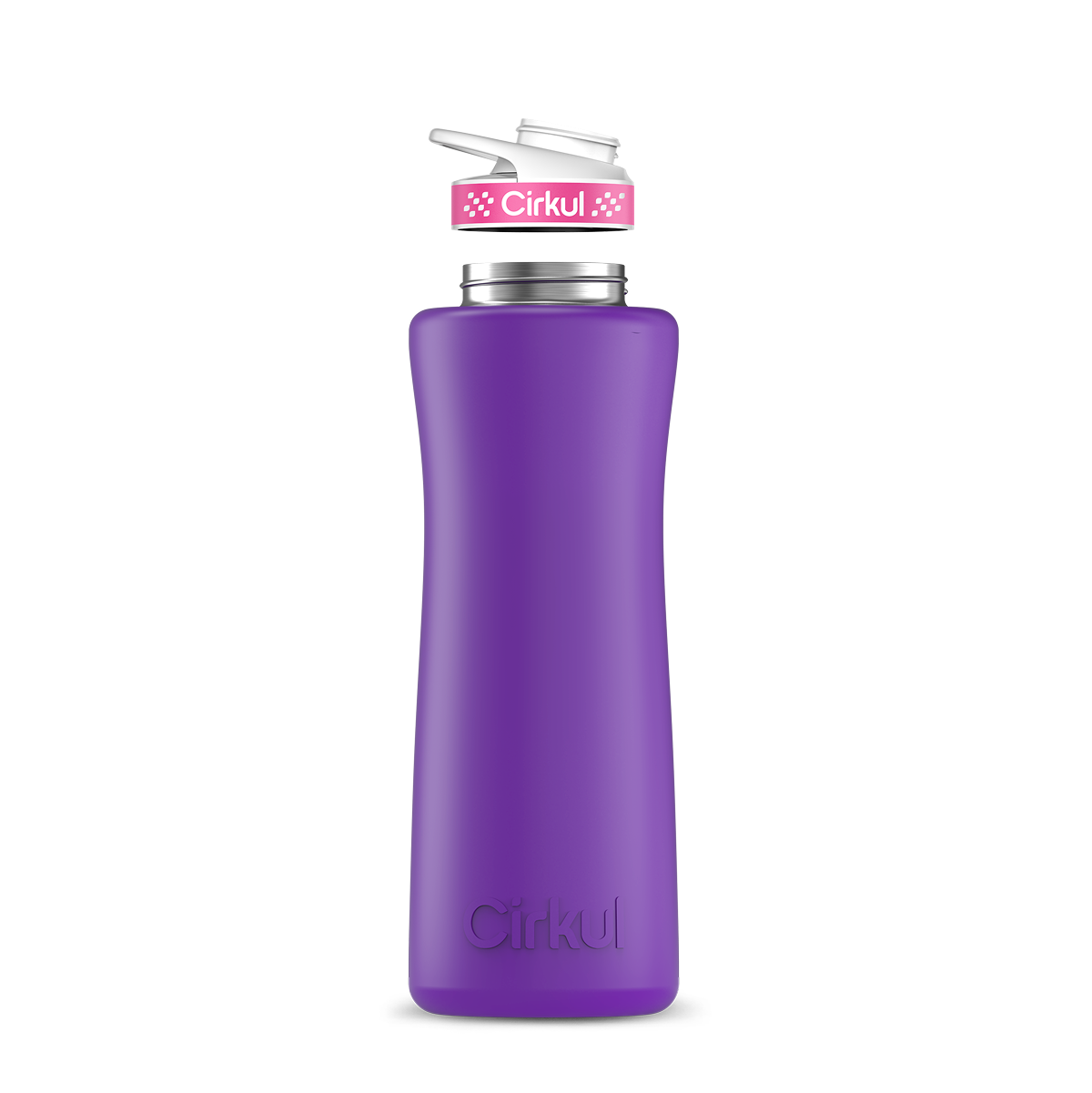 42oz. Stainless Steel Bottle & Comfort Grip Lid - Travel Bottle