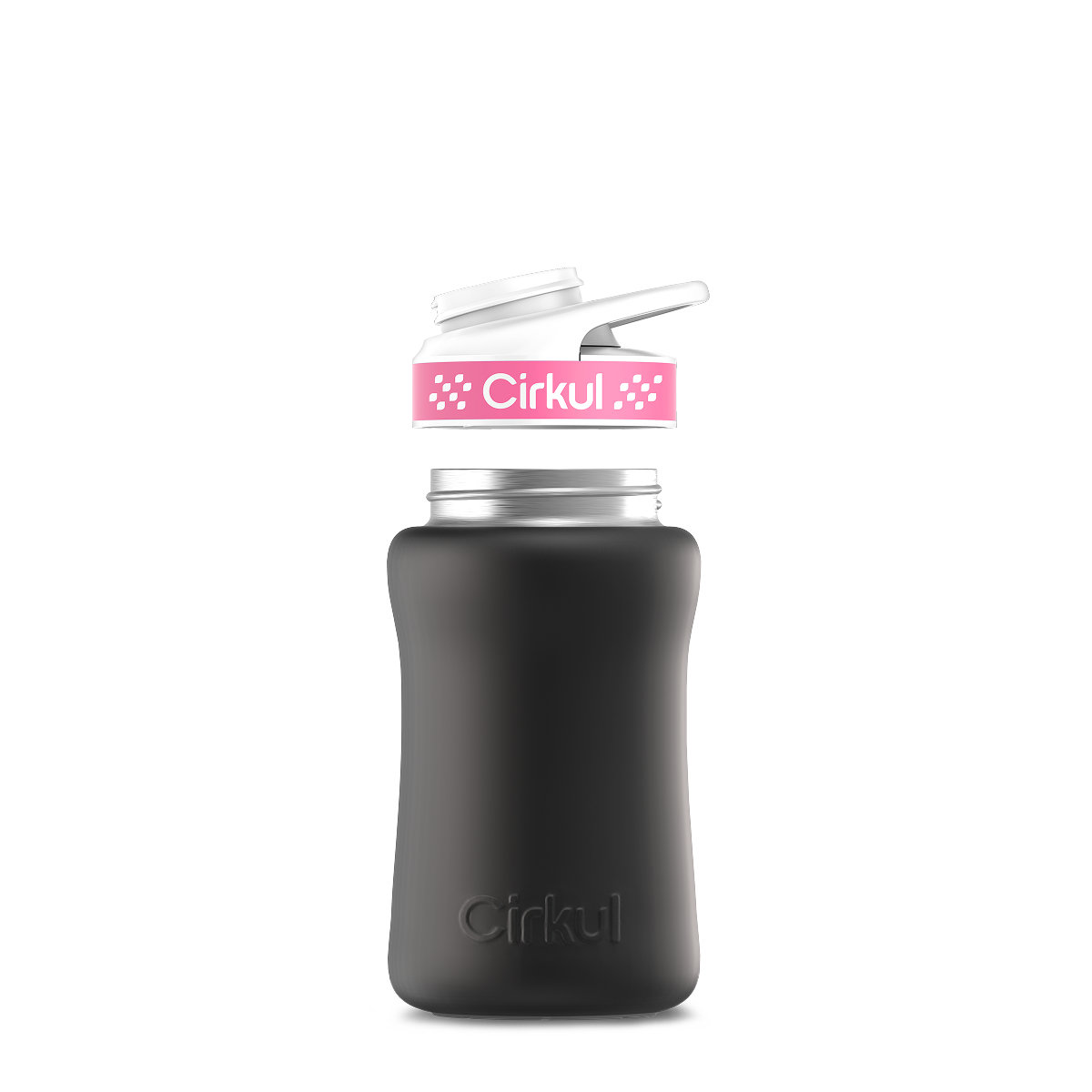 12oz. Stainless Steel Bottle & Comfort Grip Lid - Premium Carry
