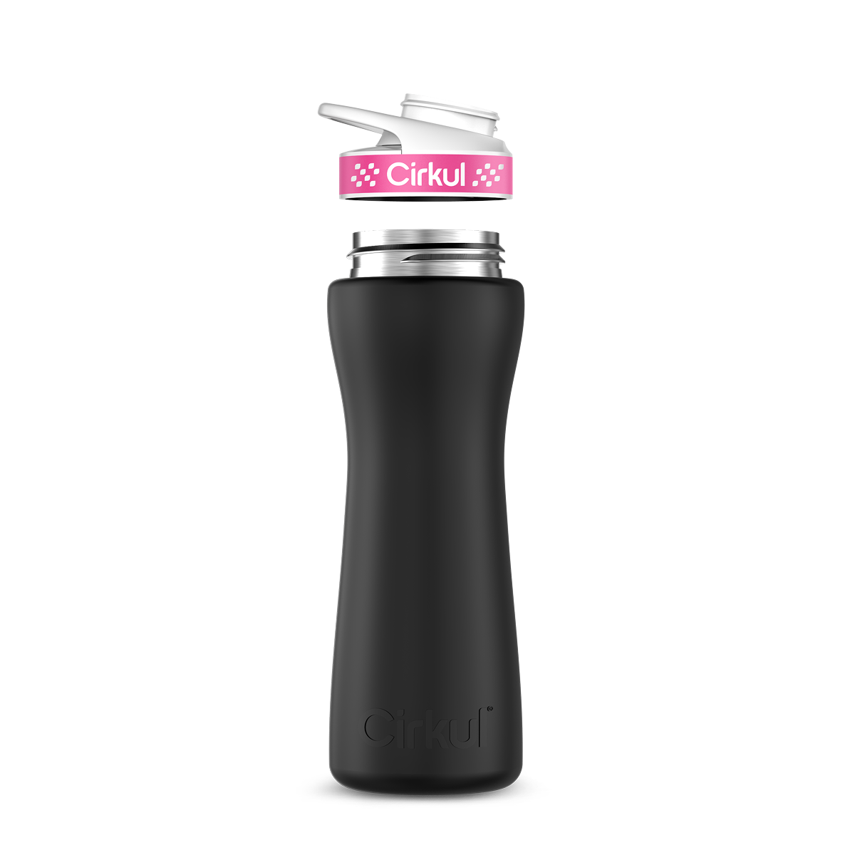 22oz. Stainless Steel Bottle & Comfort Grip Lid - Modern Carry