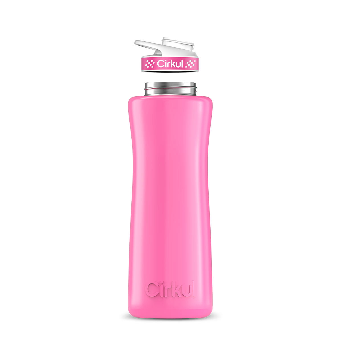 42oz. Stainless Steel Bottle & Comfort Grip Lid - Travel Bottle