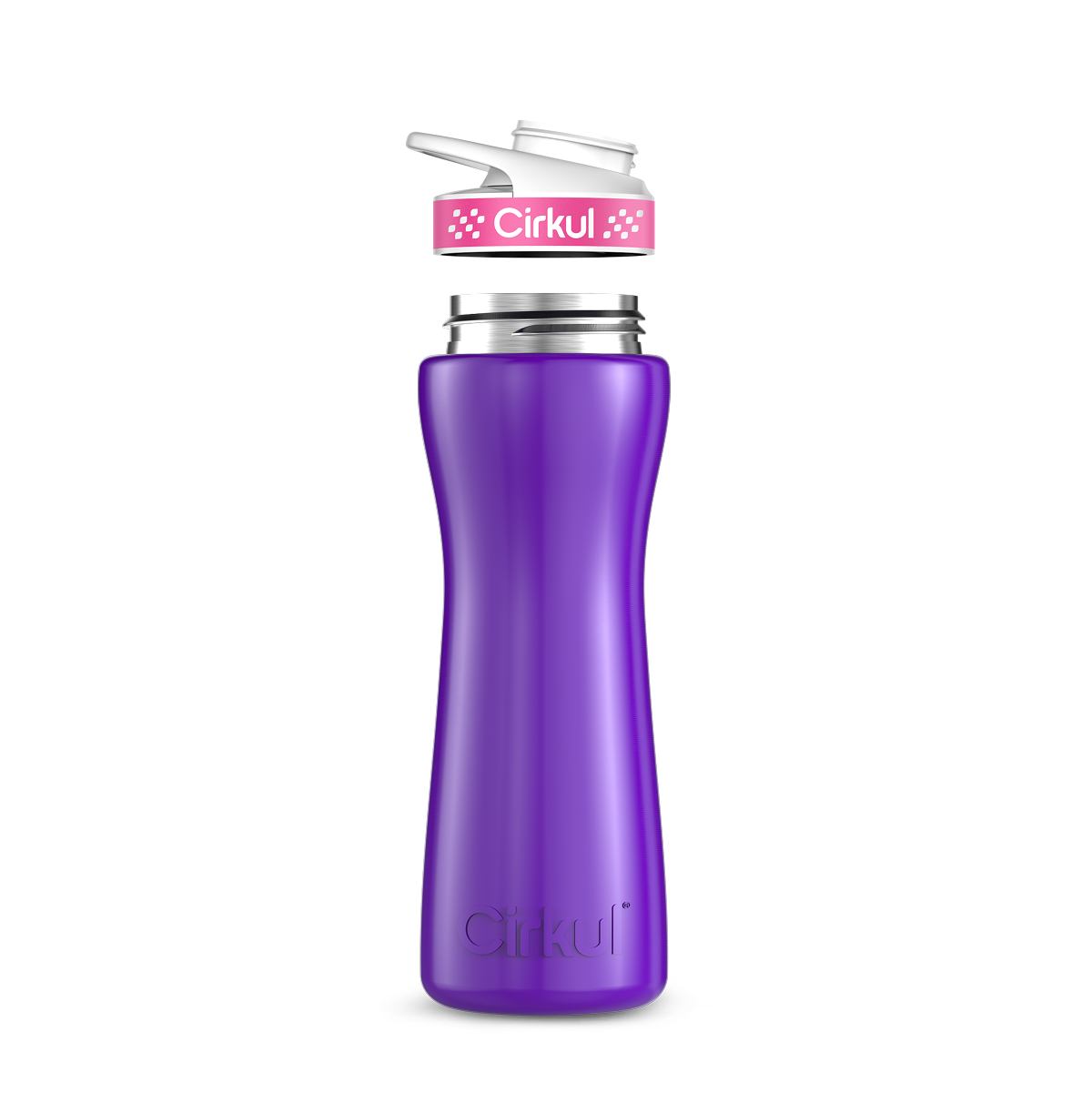 22oz. Stainless Steel Bottle & Comfort Grip Lid - Modern Carry
