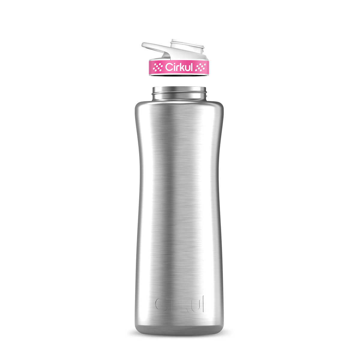 42oz. Stainless Steel Bottle & Comfort Grip Lid - Travel Bottle