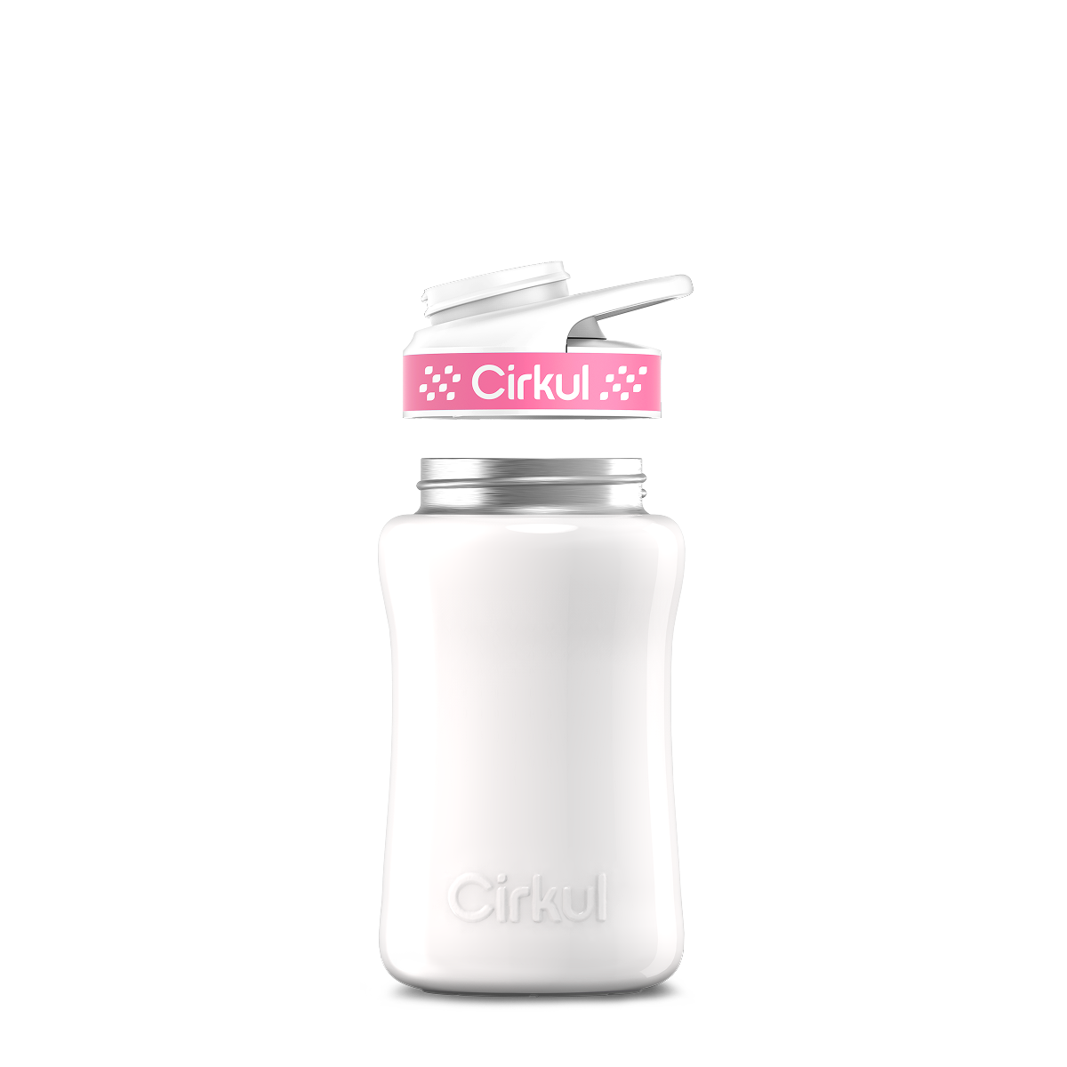 12oz. Stainless Steel Bottle & Comfort Grip Lid - Premium Carry