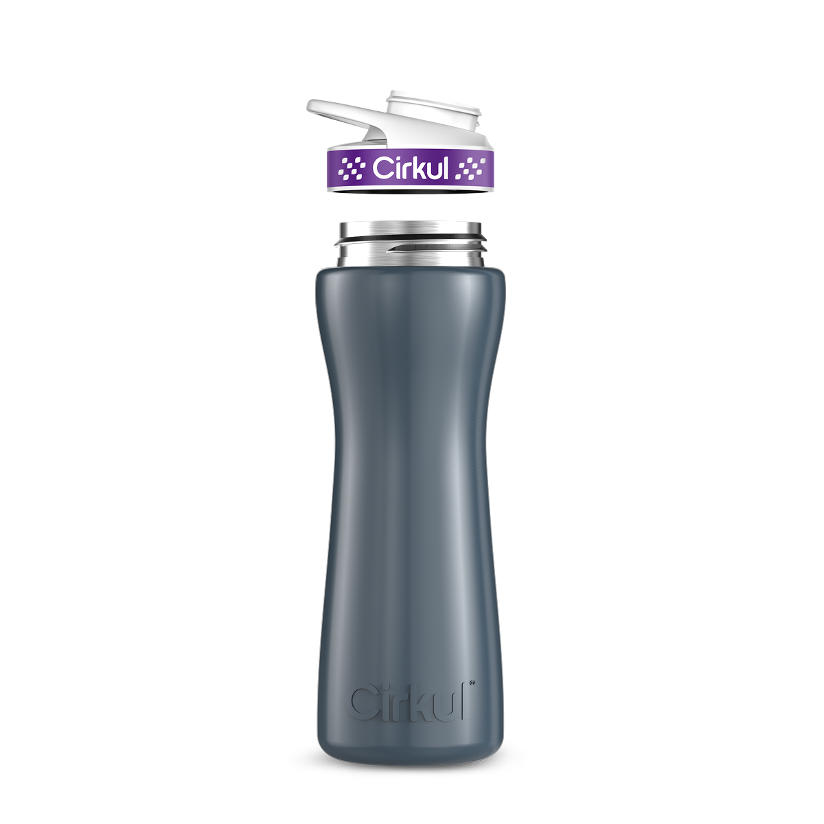 22oz. Stainless Steel Bottle & Comfort Grip Lid - Modern Carry