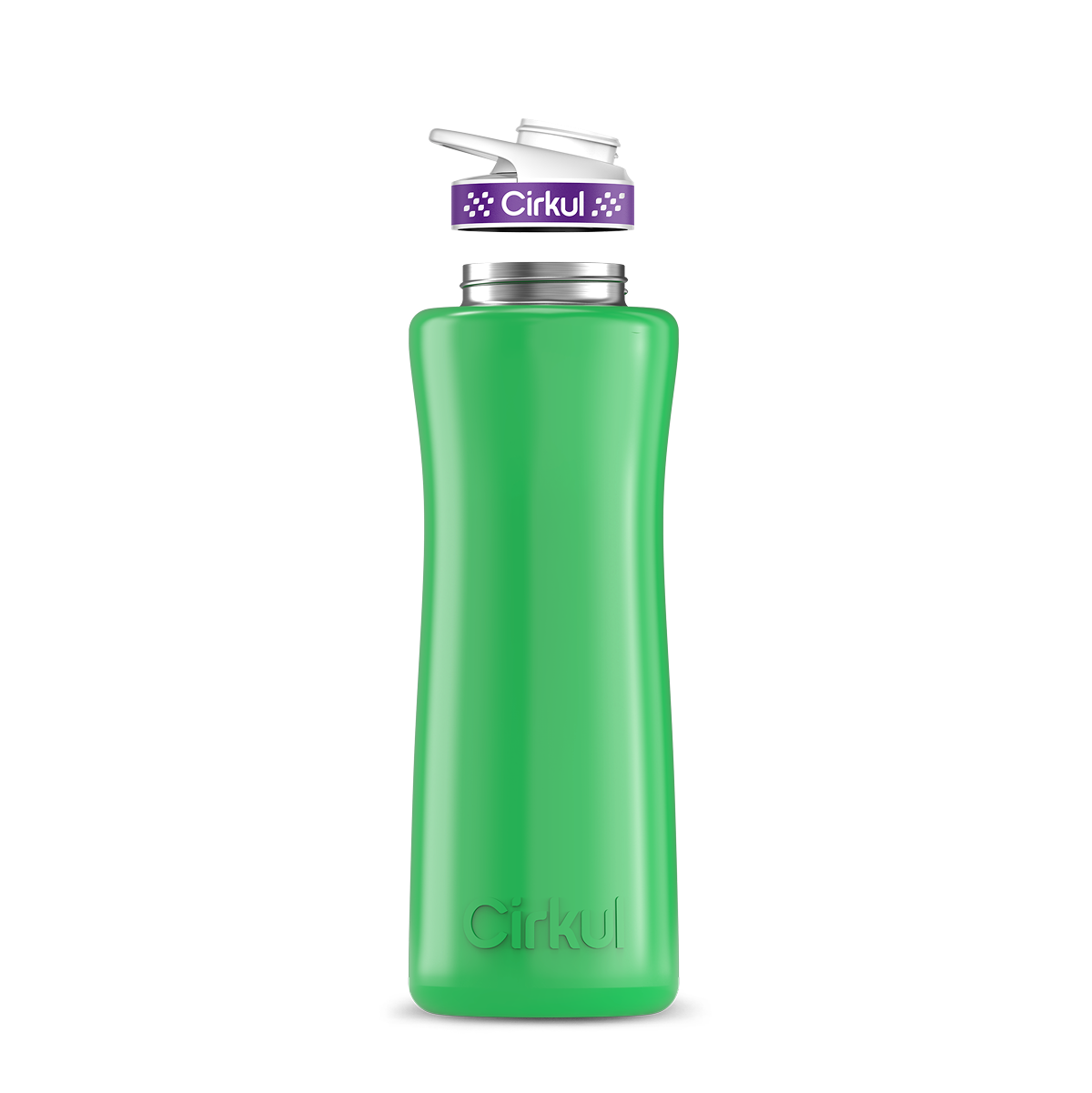 42oz. Stainless Steel Bottle & Comfort Grip Lid - Travel Bottle