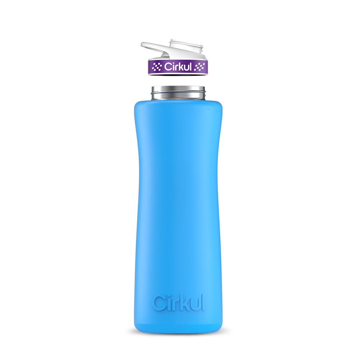 42oz. Stainless Steel Bottle & Comfort Grip Lid - Travel Bottle