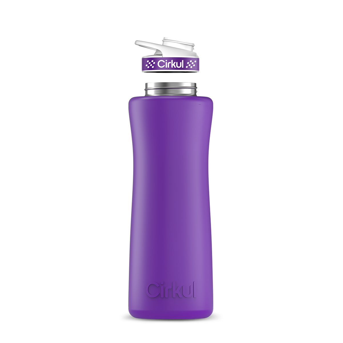 42oz. Stainless Steel Bottle & Comfort Grip Lid - Travel Bottle