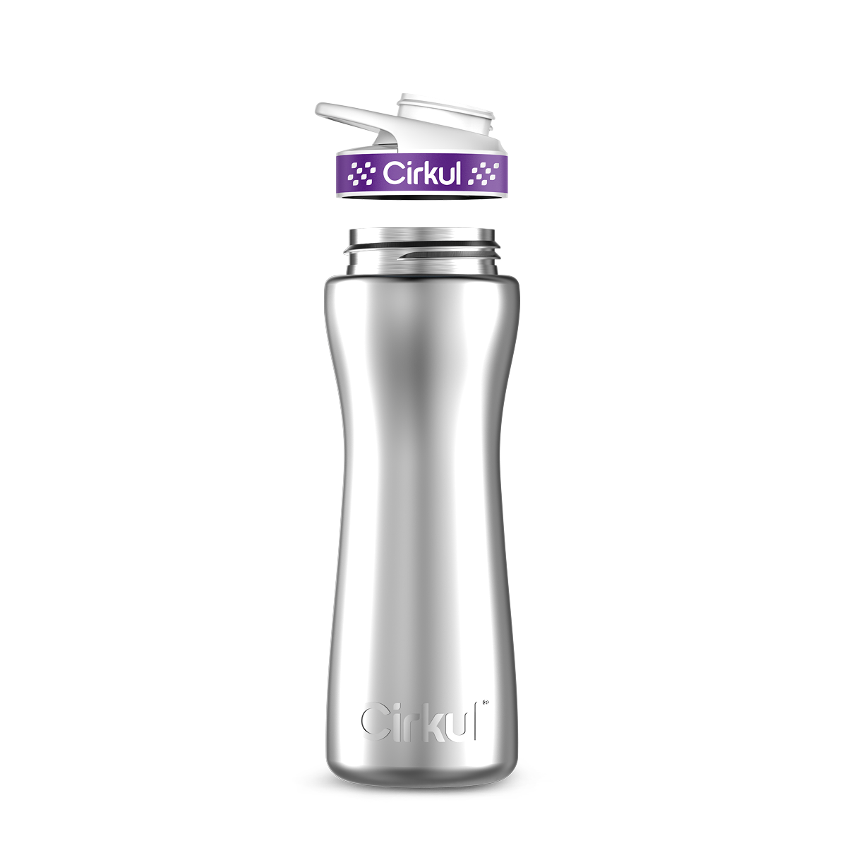 22oz. Stainless Steel Bottle & Comfort Grip Lid - Modern Carry