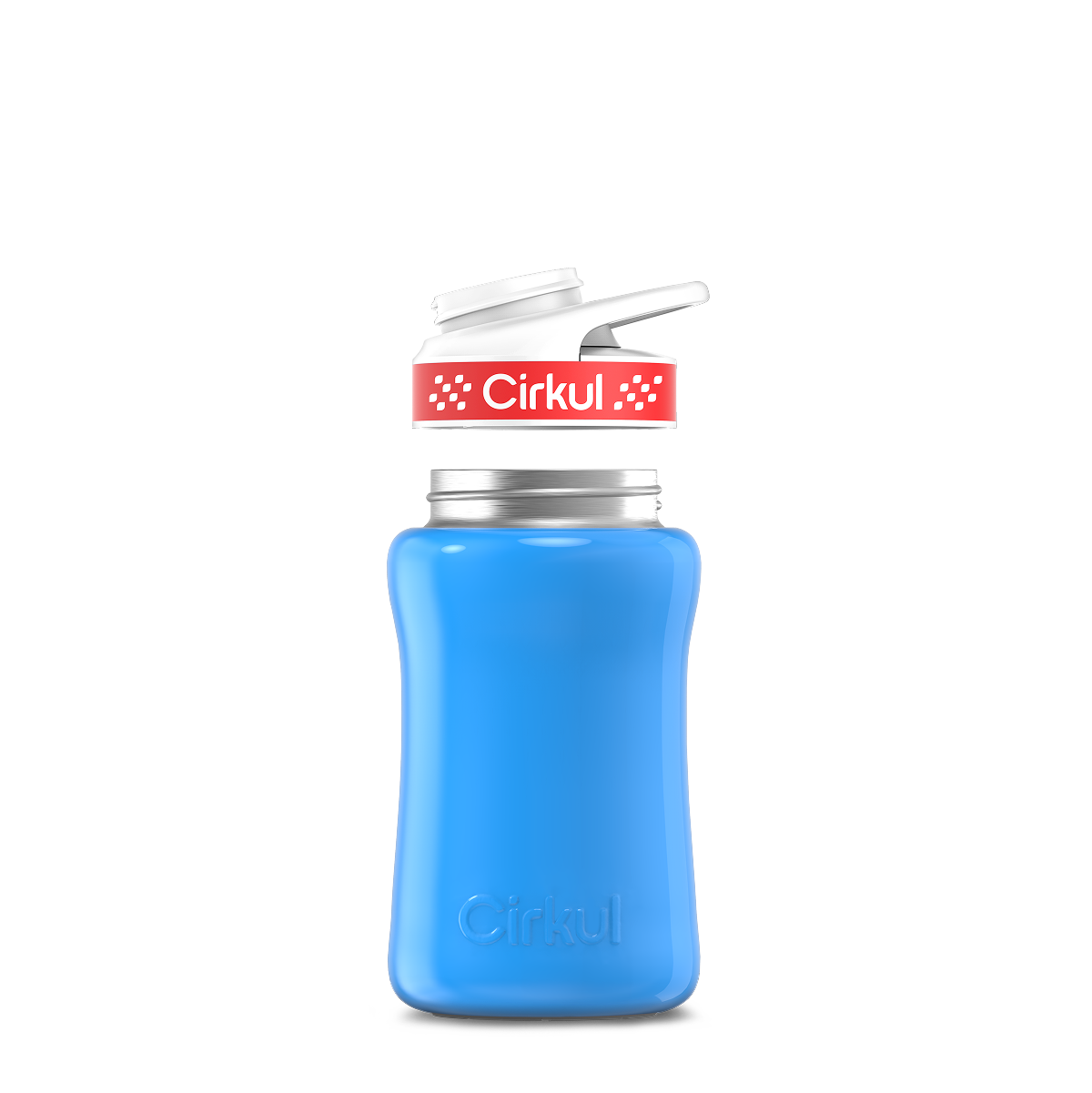 12oz. Stainless Steel Bottle & Comfort Grip Lid - Premium Carry