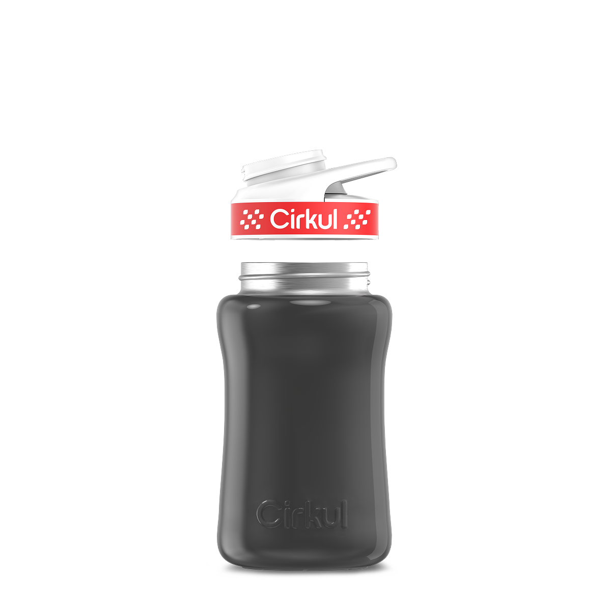 12oz. Stainless Steel Bottle & Comfort Grip Lid - Premium Carry