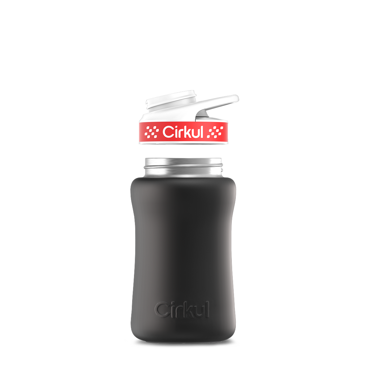 12oz. Stainless Steel Bottle & Comfort Grip Lid - Premium Carry