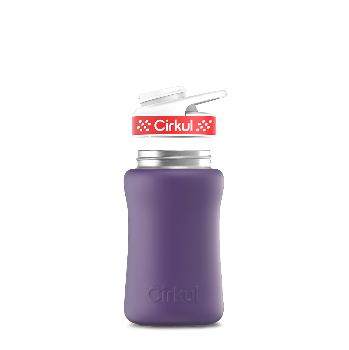 12oz. Stainless Steel Bottle & Comfort Grip Lid - Premium Carry