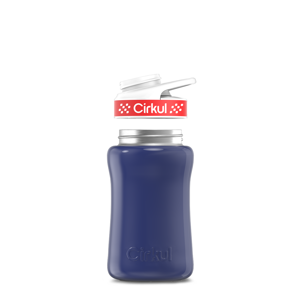 12oz. Stainless Steel Bottle & Comfort Grip Lid - Premium Carry