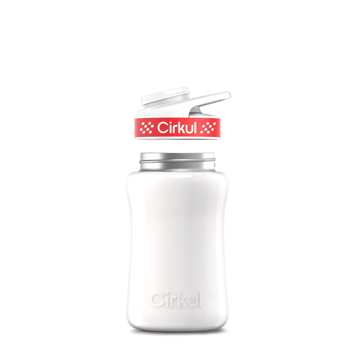 12oz. Stainless Steel Bottle & Comfort Grip Lid - Premium Carry