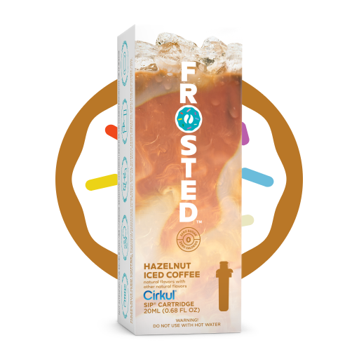 Frosted Hazelnut Iced Coffee - Cozy Roast