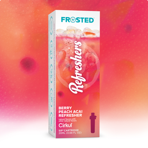 Frosted Berry Peach Acai Refresher - Simple Chill