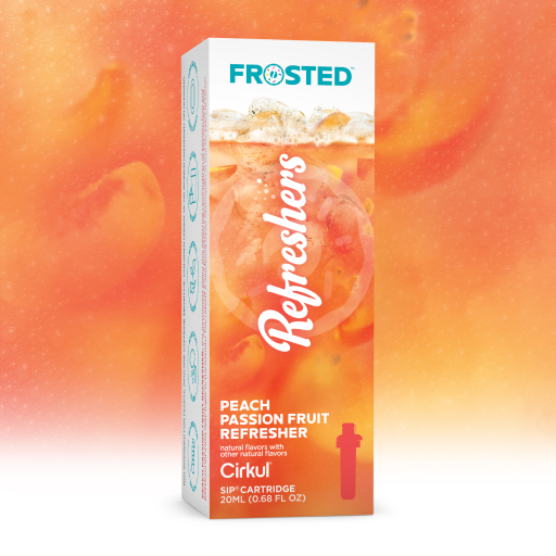 Frosted Peach Passion Fruit Refresher - Fresh Splash
