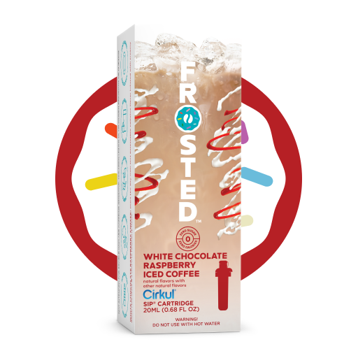 Frosted White Chocolate Raspberry Iced Coffee - Smooth Roast